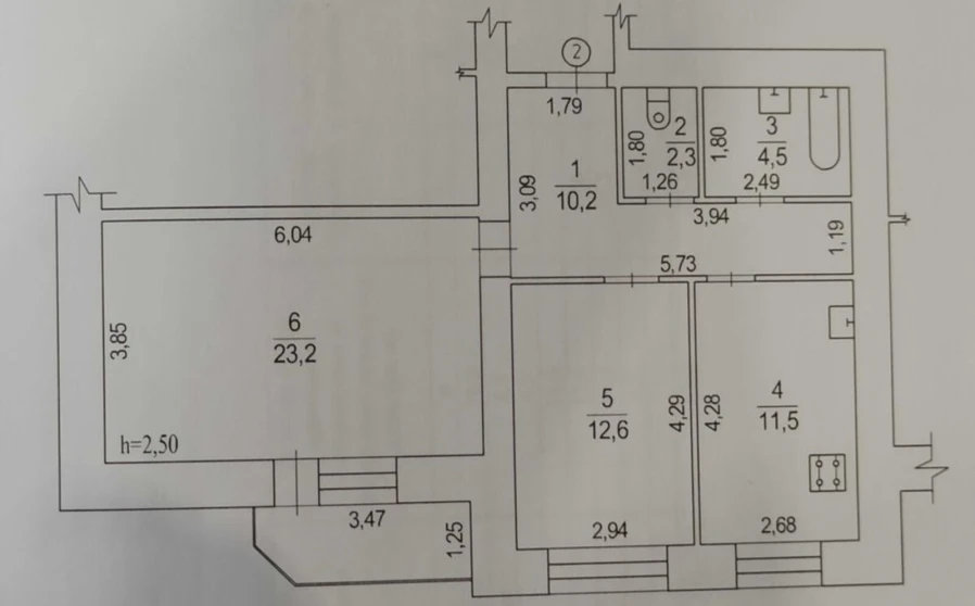 Photo 1. Two-Room flat, for sale. Poltava Шевченковский (Октябрьский)