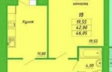 Фото Однокімнатна квартира, продаж. Полтава Шевченковский (Октябрьский)