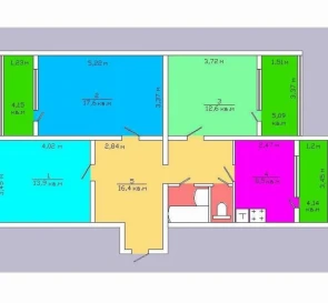 Foto 2. Tres Ambientes piso, en venta. Kyiv Дарницкий район, Kharkivska