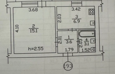 Photo One-Room flat, for sale. Poltava Киевский