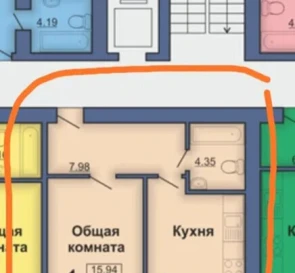Zdjęcie 3. Kawalerka mieszkanie, na sprzedaż. Poltava Подольский