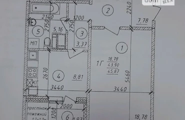 Foto Monoambiente piso, en venta. Poltava Шевченковский (Октябрьский)