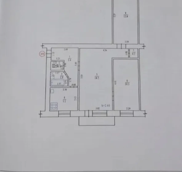 Fotografie 2. Trei Camere apartament, de vânzare. Poltava Подольский