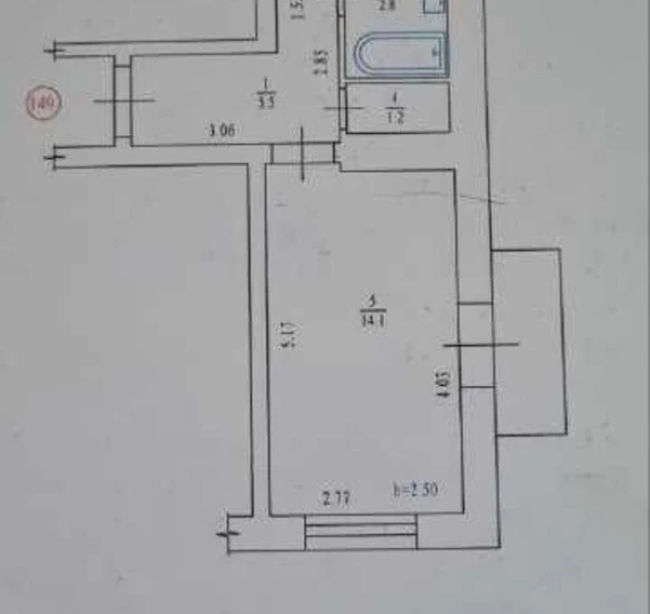Foto 1. Monoambiente piso, en venta. Poltava Киевский