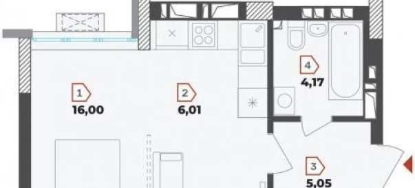 Фото 2. Однокімнатна квартира, продаж. Київ Оболонский