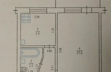 Photo One-Room flat, for sale. Poltava Киевский