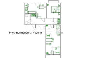 Photo Three-Room flat, for sale. Kryvyi Rih Саксаганський