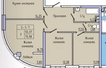 Photo Three-Room flat, for sale. Odesa Киевский