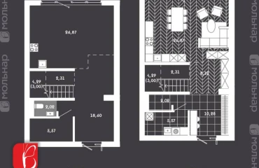 Photo Three-Room flat, for sale. Kolodishchi