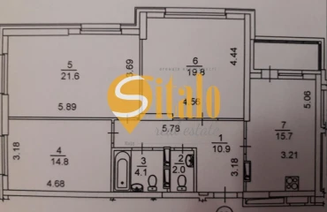 Fotografie Trei Camere apartament, de vânzare. Kyiv Дарницкий
