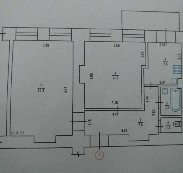 Fotografie 1. Două Camere apartament, de vânzare. Poltava Шевченковский (Октябрьский)