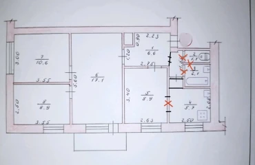 Foto Tres Ambientes piso, en venta. Zhytomyr Центр