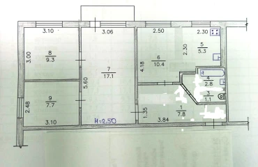 Фото Трикімнатна квартира, продаж. Житомир Центр
