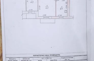 Фото Двокімнатна квартира, продаж. Житомир Крошня