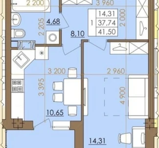 Photo 3. One-Room flat, for sale. Poltava Шевченковский (Октябрьский)