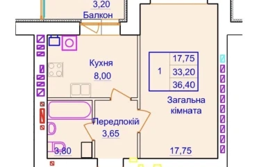 Foto Monoambiente piso, en venta. Poltava Шевченковский (Октябрьский)