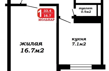 Фото Однокімнатна квартира, продаж. Мінськ Ленинский