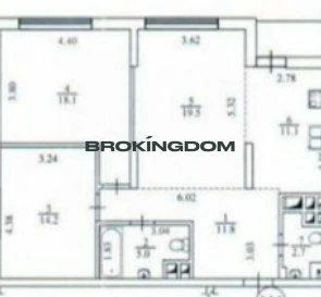 Foto 5. Tres Ambientes piso, en venta. Kyiv Днепровский