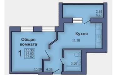 Fotografie Garsonieră apartament, de vânzare. Poltava Шевченковский (Октябрьский)