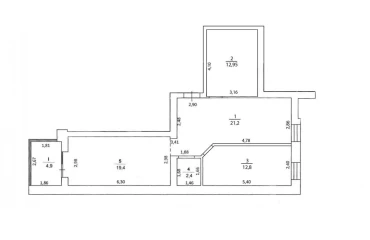 Photo Two-Room flat, for sale. Poltava Шевченковский (Октябрьский)