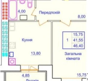 Zdjęcie 3. Kawalerka mieszkanie, na sprzedaż. Poltava
