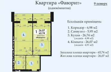Photo One-Room flat, for sale. Poltava Шевченковский (Октябрьский)